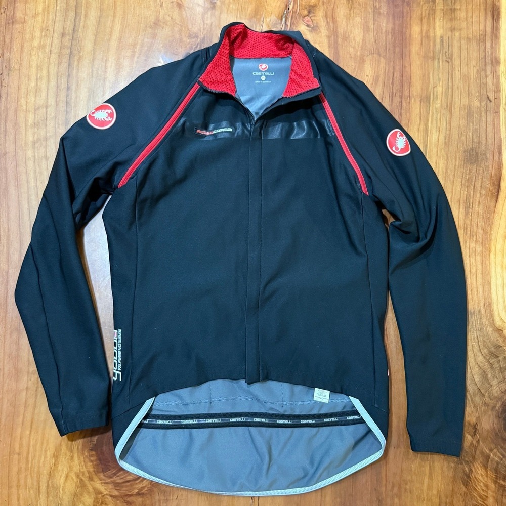Castelli Women's Jacket XXL 2XL Cycling Rosso Corsa Gabba Donna Convertible SS20